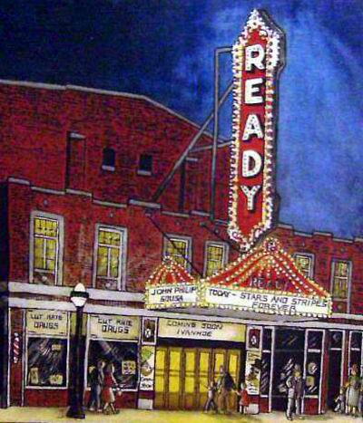 Ready Theatre - Old Illustration (newer photo)